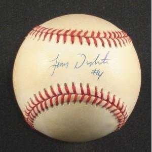  Lenny Dykstra Autographed Ball   WS JSA Certified 