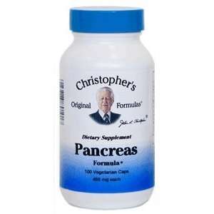 Pancreas Formula, Pancreas Supplement, 100 Capsules   Dr. Christopher 