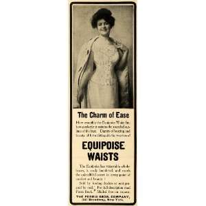   Co. Equipoise Waist Fits Corsets   Original Print Ad