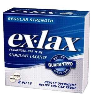  Ex Lax 8s Pills (Pack of 6)
