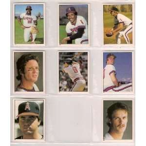  California Angels 1981 Topps Baseball Sticker Team Set 