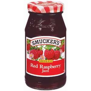 Smuckers Red Raspberry Jam, 12 oz  Grocery & Gourmet Food
