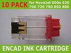 10 Pack Empty Ink Cartridge Encad NovaJet 850 880