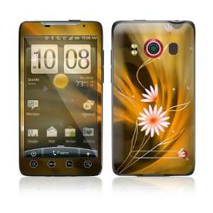  DecalSkin HTC Evo 4G Skin   Flame Flowers Cell Phones 