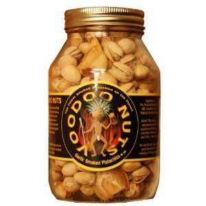 Voodoo Nuts Garlic Smoked Pistachios 16oz jar  Grocery 