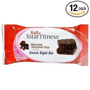  Bally Total Fitness Snack Right Bar, Chocolate Chocolate 