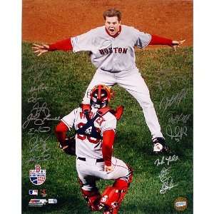 Autographed Red Sox 2007 Team Signed 16 by 20 inch Unframed (MLB 