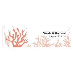   Coral Reef favor and gift Tag W1051 03 Quantity of 1