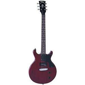  Vintage Guitars VR100 Electric Guitar   Cherry Red 
