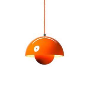  Verner Panton VP1 Orange Flowerpot Pendant Lamp