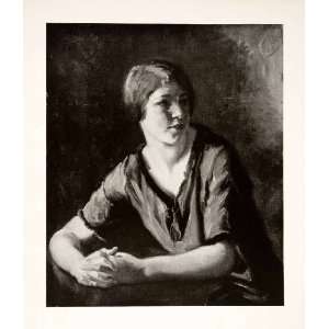  1927 Print Italian Girl Albert Sterner American Painter 