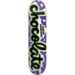  Chocolate Justin Eldridge Chunk Wash Skateboard Deck   8 