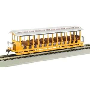  Ho Scale Jackson Sharp Open Sided Excursion Car with Seats 