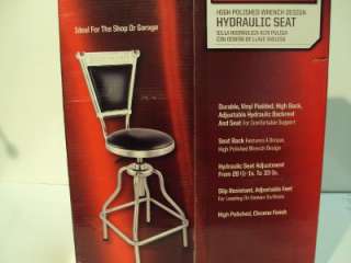 Craftsman Wrench Design Hydraulic Adjustable Seat. Note  