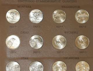 BU State Quarter Collection Washington P & D 1999 2008 100 Coin Set 