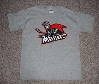 WOOSTER WARRIORS MINOR MAHL HOCKEY NWOT GRAY TSHIRT YL  