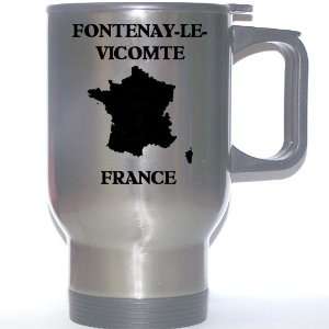 France   FONTENAY LE VICOMTE Stainless Steel Mug