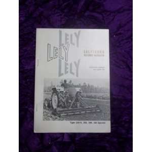   Harrow 200H/250/300/+ OEM OEM Owners Manual Lelyterra Rotary Books
