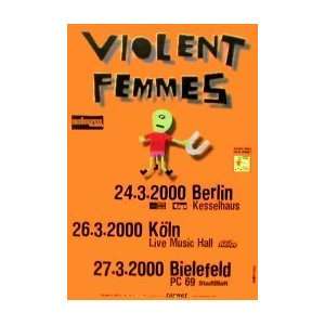  VIOLENT FEMMES Freak Magnet Tour Music Poster