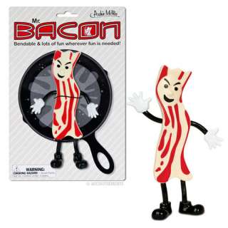 Mr. Bacon   New Bendable Action Figure  