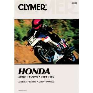  Clymer Manual Hon 500cc V fours 84 86 Automotive