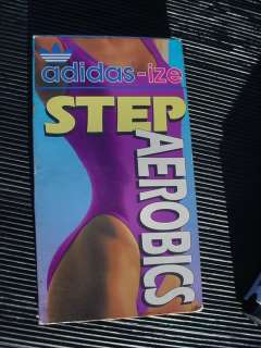 REEBOK STYLE BODY SHAPING STEP AEROBIC STEPPER W/ ADDIAS & THE FIRM 