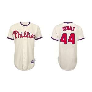 Wholesale Philadelphia Phillies #44 Roy Oswalt Cream Baseball Jerseys 