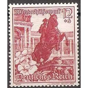  Stamp Germany Reich Prince Eugene Monument Vienna Scott 