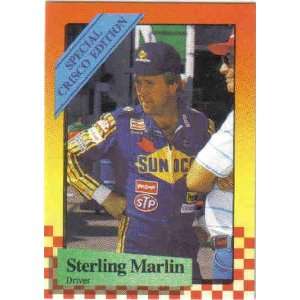  1989 Maxx Crisco 19 Sterling Marlin (Racing Cards) Sports 