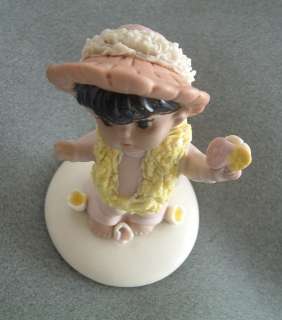 RARE Sandwich Isles Crafts Mona Ann Hawaiian KEIKI Boy  