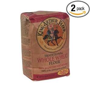 King Arthur Flour   Whole Wheat Traditional, 5 Pounds (Pack of 2 