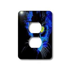  Taiche Acrylic Art   Cat Black Cat   Light Switch Covers 