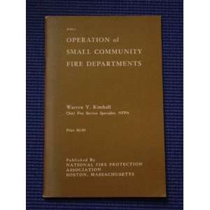   of small community fire departments Warren Young. Kimball Books