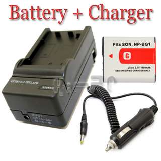 NP BG1 For SONY DSC W80 W90 W290 W35 H3 Battery+Charger  