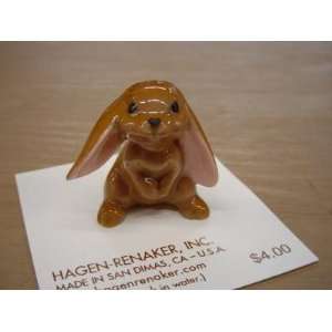 Hagen Renaker Lop Eared Bunny Rabbit Figurine 