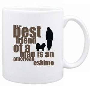   Best Friend Of A Man Is A American Eskimo  Mug Dog