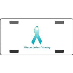  Dissociative Identity Disorder Awareness Ribbon Vanity 