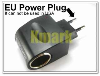 EU Plug Home Wall AC to 12V DC Power Adapter Converter For Car GPS 