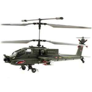 Genuine SYMA S023G AH 64 Apache RC Military Helicopter   3.5 CH w 
