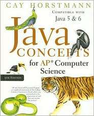 Java Concepts for AP Computer Science, (0470181605), Cay S. Horstmann 