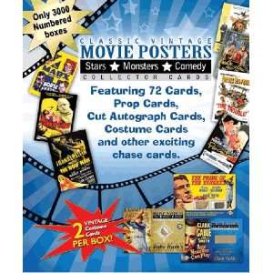  Classic Vintage Movie Posters Collector Cards (24 Packs 