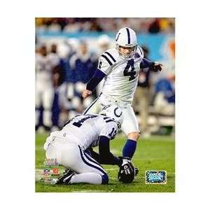 Photo File Indianapolis Colts Adam Vinatieri Super Bowl XLI Champions 