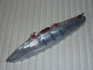 RARE VINTAGE TOOTSIETOYS AIRCRAFT CARRIER WITH PLANES 6 INCHES LONG 