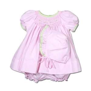  Pink Gingham Day Gown Preemie Baby