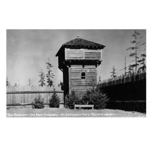  Park, Old Ft. Nisqually View of the Bastion Giclee Poster Print, 16x12