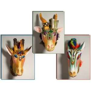  Katherines collection SALE animal masks zebra, antelope 
