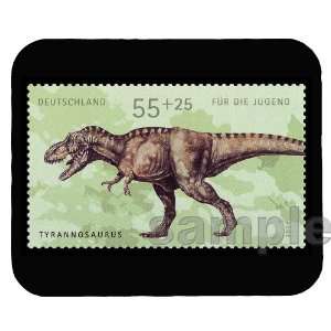  Tyrannosaurus Rex on German Stamp Mouse Pad Everything 