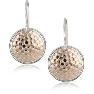 Anna Beck Designs Bali 18k Rose Gold Plated Dish Earrings