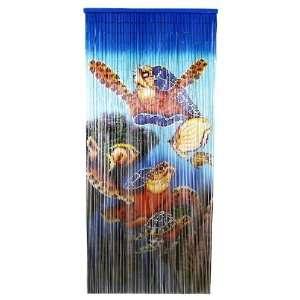  Bamboo 54 Large Turtle Scene Curtain