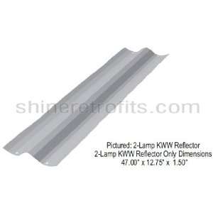 US Energy Sciences KWW 02B04 EA 2 Lamp T8 4 Ft Wide Wrap Fixture MIRO4 